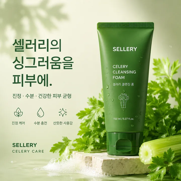 Fresh Sellery care for calm, hydrated, balanced skin